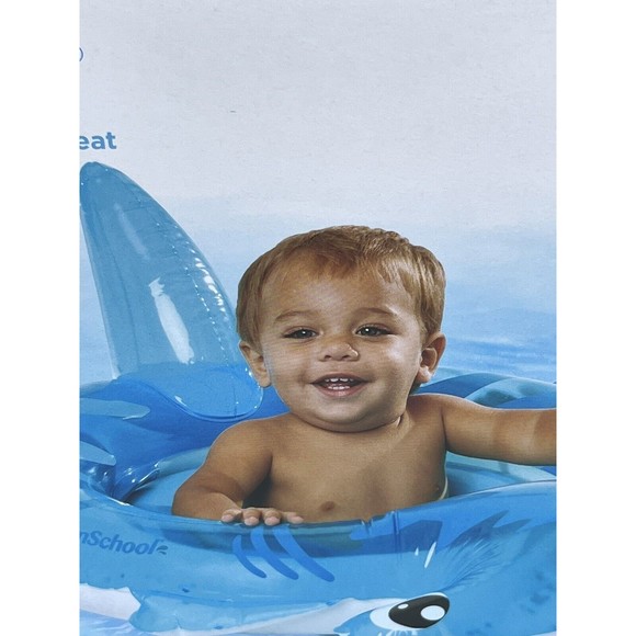 Swim School Baby Boat Level 1 Sharkie Glitter 32 Inch 6-18 Months Learn Swimming - Picture 6 of 16